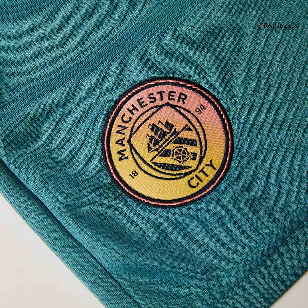 Manchester City Fourth Away Soccer Shorts 2024/25 - UCL Go Soccer World Shop