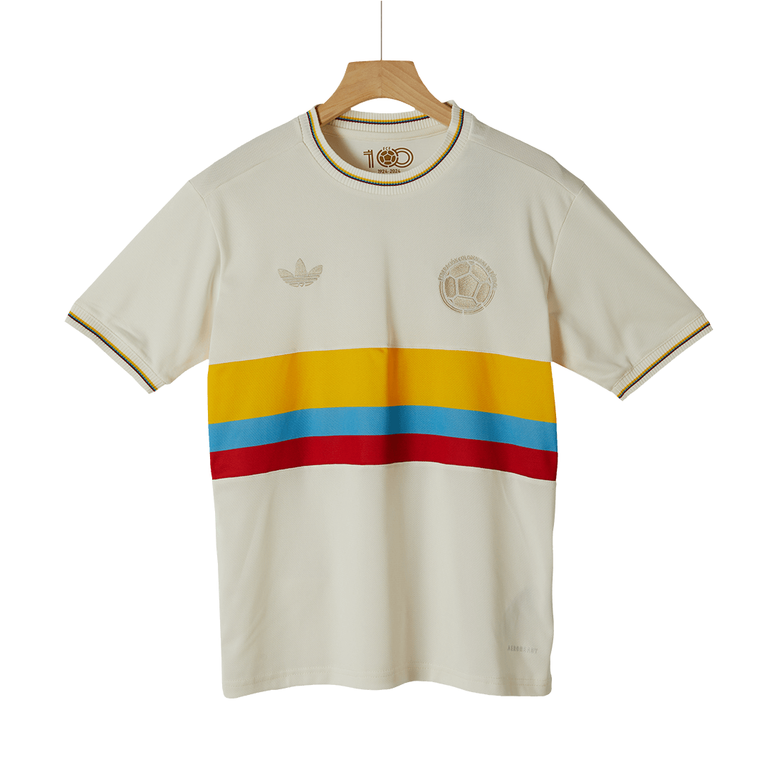 Colombia Cheap Soccer Jersey Kit(Jersey+Shorts) 2024 - 100th Anniversary Go Soccer World Shop