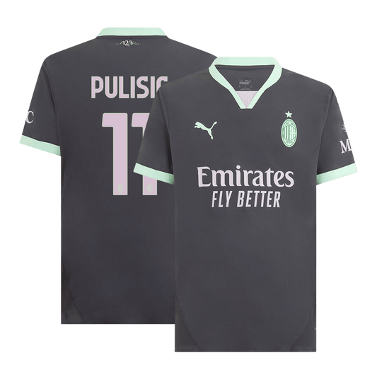Player Version PULISIC #11 AC Milan Third Away Cheap Soccer Jersey 2024/25 Go Soccer World Shop