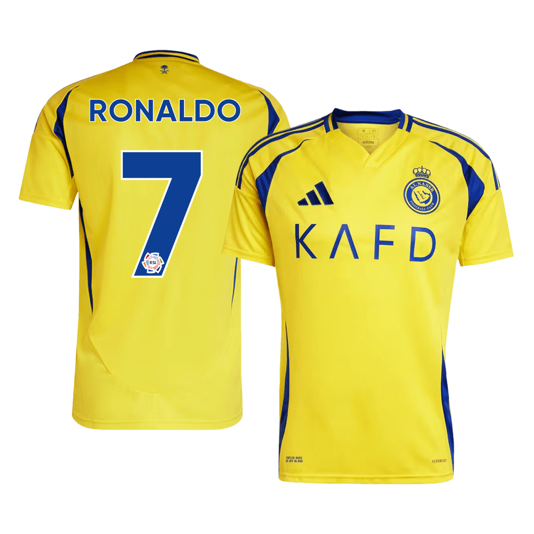 RONALDO #7 Al Nassr Home Cheap Soccer Jersey 2024/25 Go Soccer World Shop