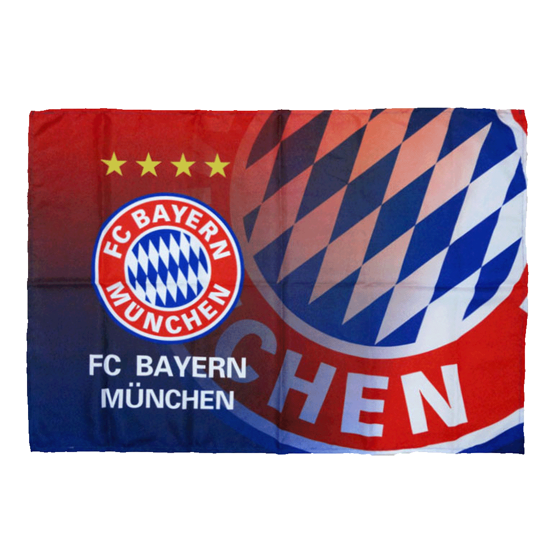 Bundesliga Bayern Flag Red Go Soccer World Shop
