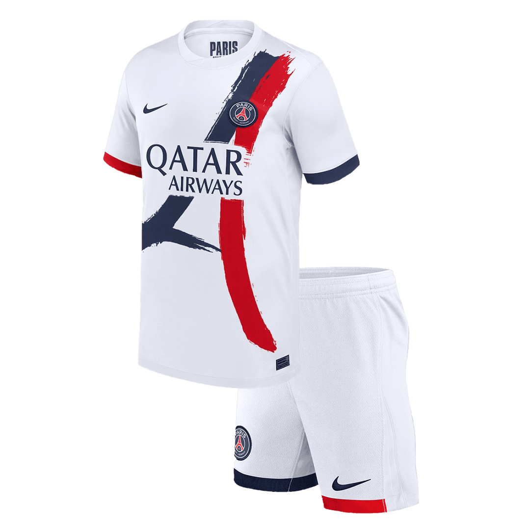 Kid's PSG Away Soccer Jersey Kit(Jersey+Shorts) 2024/25 Go Soccer World Shop