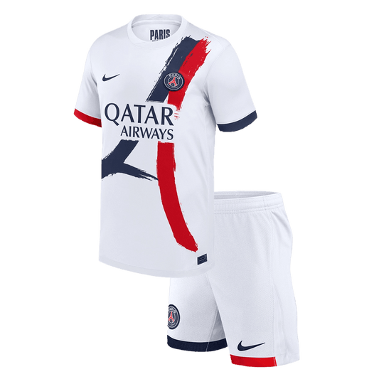 Kid's PSG Away Soccer Jersey Kit(Jersey+Shorts) 2024/25 Go Soccer World Shop