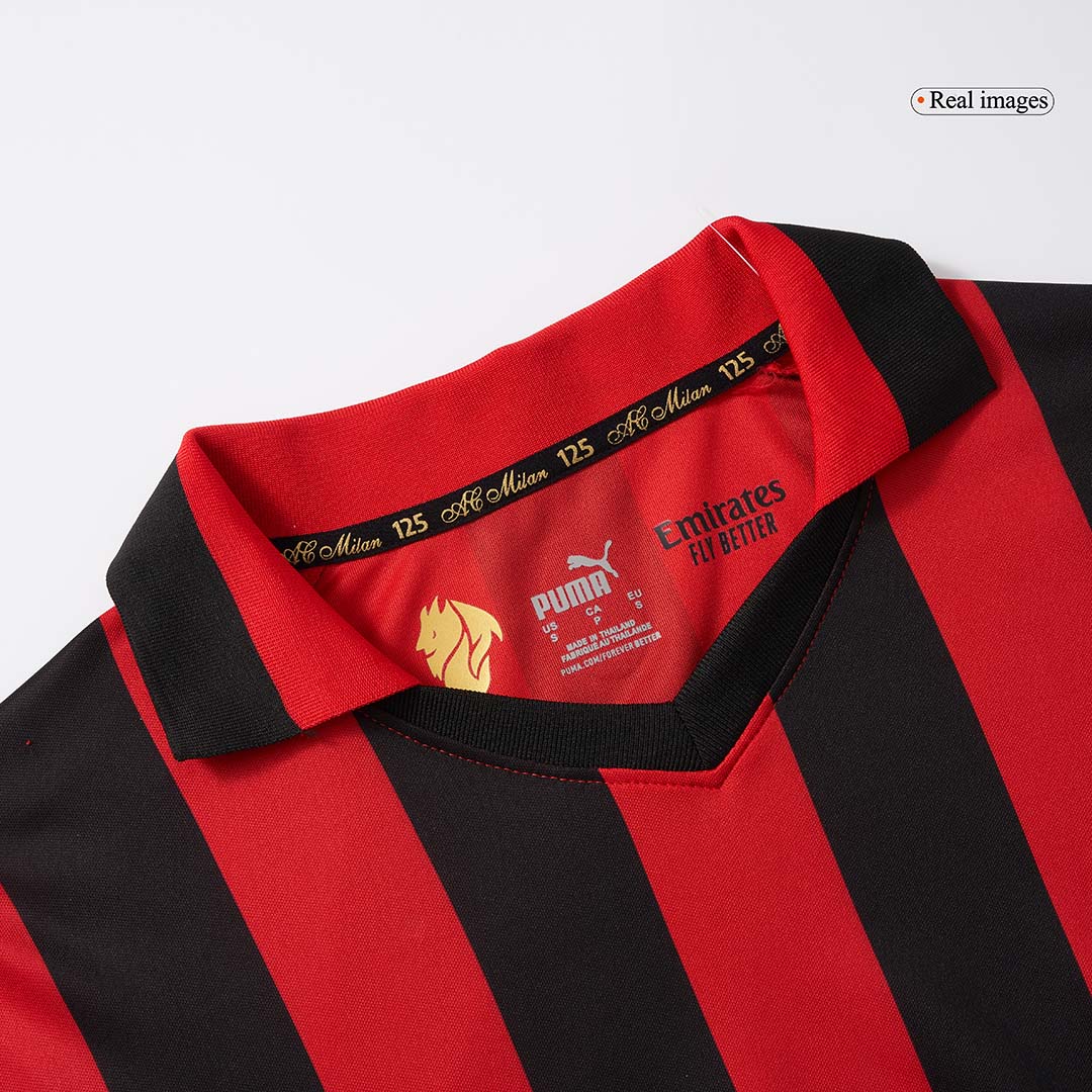 AC Milan Long Sleeve Cheap Soccer Jersey 2024/25 - 125th Anniversary Go Soccer World Shop