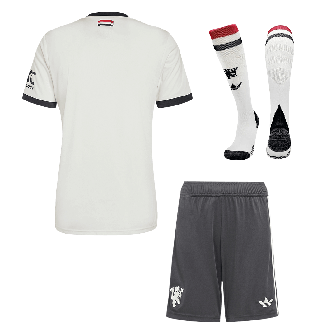Manchester United Third Away Cheap Soccer Jersey Kit(Jersey+Shorts+Socks) 2024/25 Go Soccer World Shop