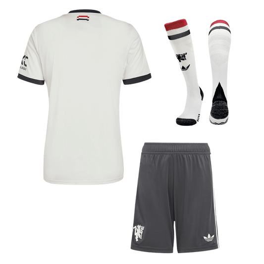 Manchester United Third Away Cheap Soccer Jersey Kit(Jersey+Shorts+Socks) 2024/25 Go Soccer World Shop