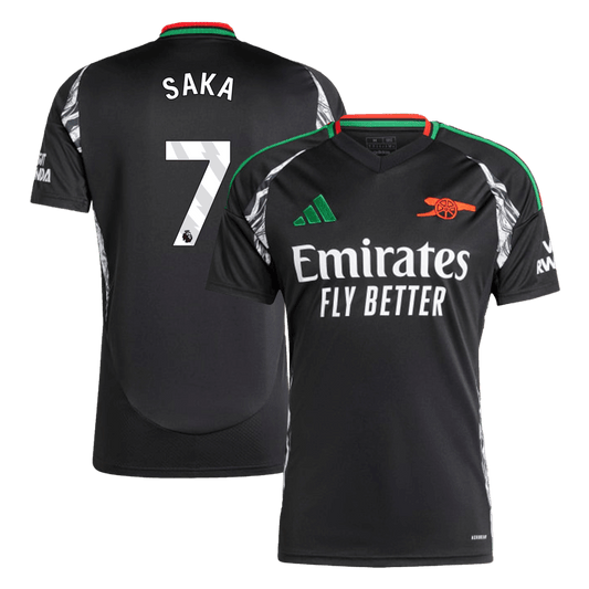 SAKA #7 Arsenal Away Cheap Soccer Jersey 2024/25 Go Soccer World Shop