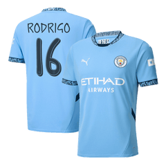 RODRIGO #16 Manchester City Home Cheap Soccer Jersey 2024/25 - UCL Go Soccer World Shop