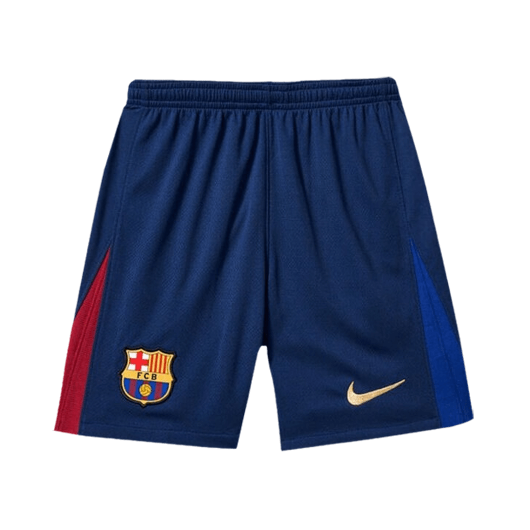 Barcelona Home Soccer Shorts 2024/25 Go Soccer World Shop
