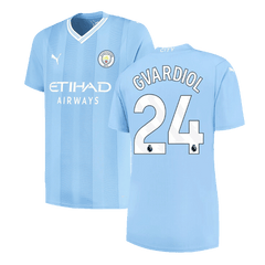 GVARDIOL #24 Manchester City Home Cheap Soccer Jersey 2023/24 Go Soccer World Shop