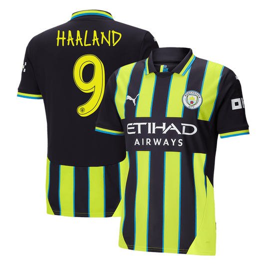 HAALAND #9 Manchester City Away Cheap Soccer Jersey 2024/25 - UCL Go Soccer World Shop