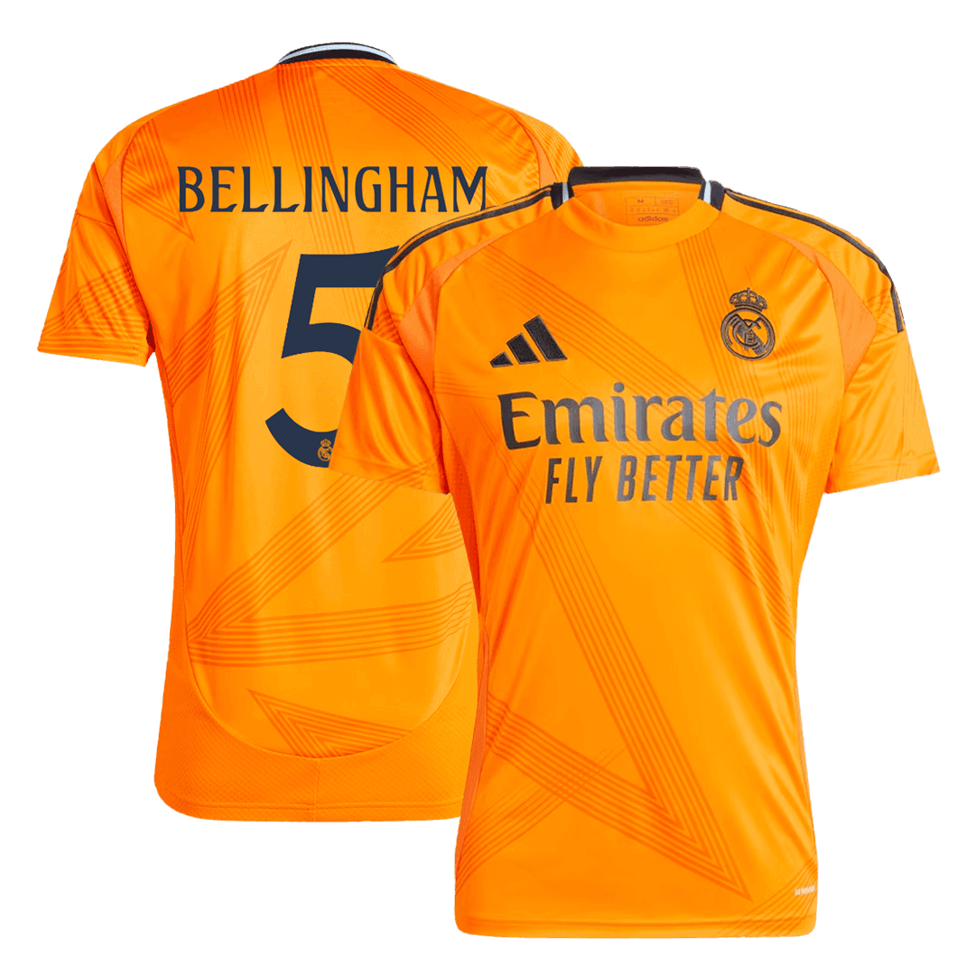 BELLINGHAM #5 Real Madrid Away Cheap Soccer Jersey 2024/25 Go Soccer World Shop
