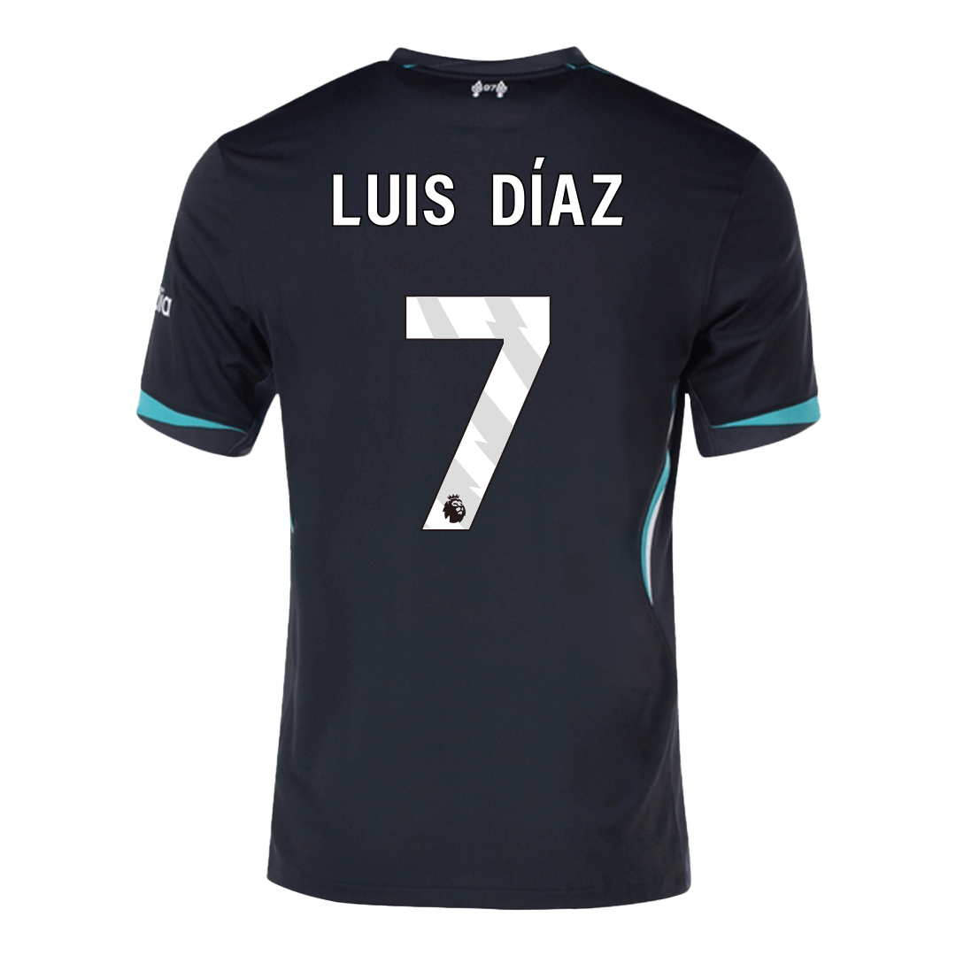 Luis Díaz #7 Liverpool Away Cheap Soccer Jersey 2024/25 Go Soccer World Shop