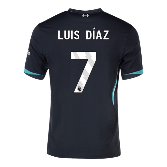 Luis Díaz #7 Liverpool Away Cheap Soccer Jersey 2024/25 Go Soccer World Shop
