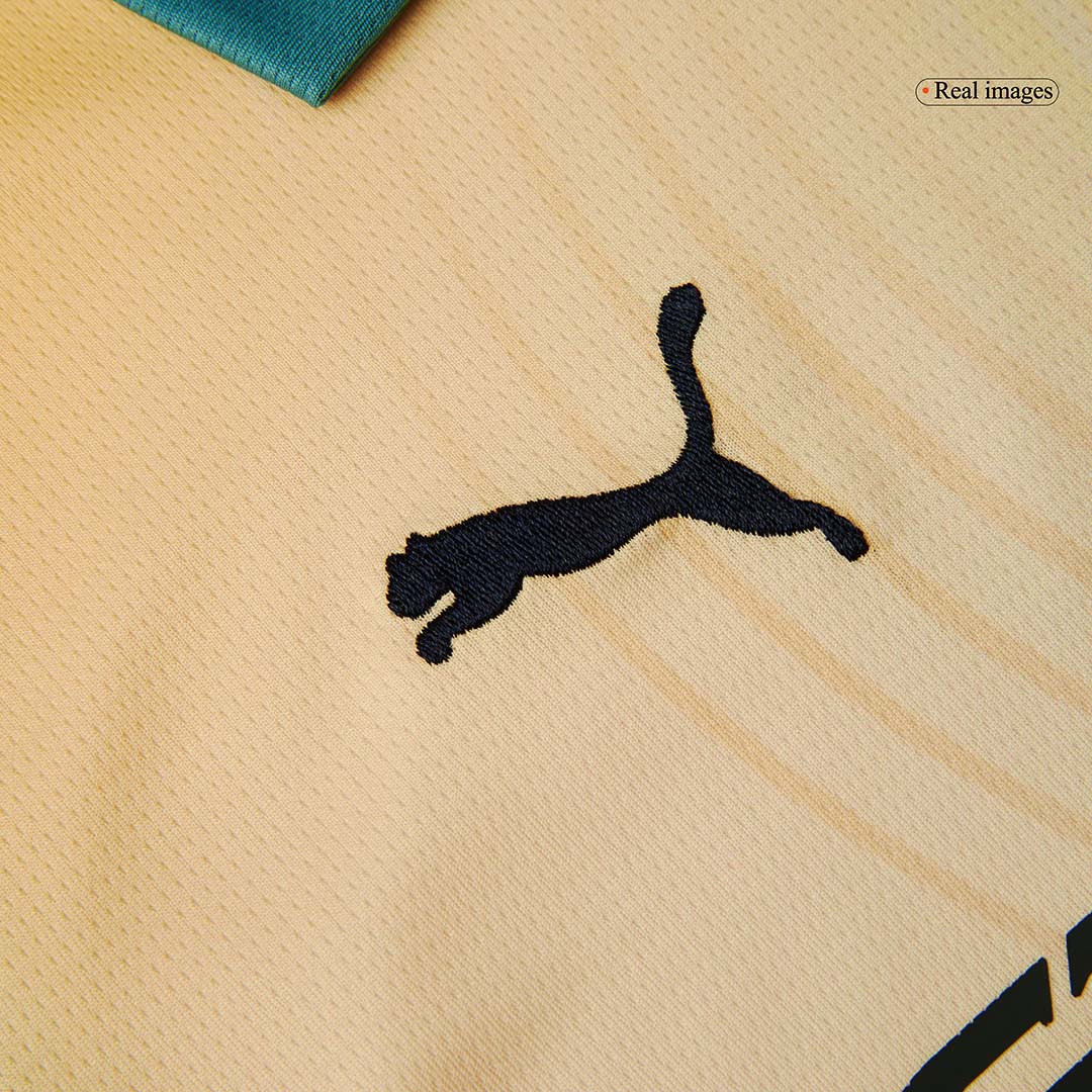 Kid's Manchester City Fourth Away Cheap Soccer Jersey Kit(Jersey+Shorts) 2024/25- Definitely City (UCL) Go Soccer World Shop