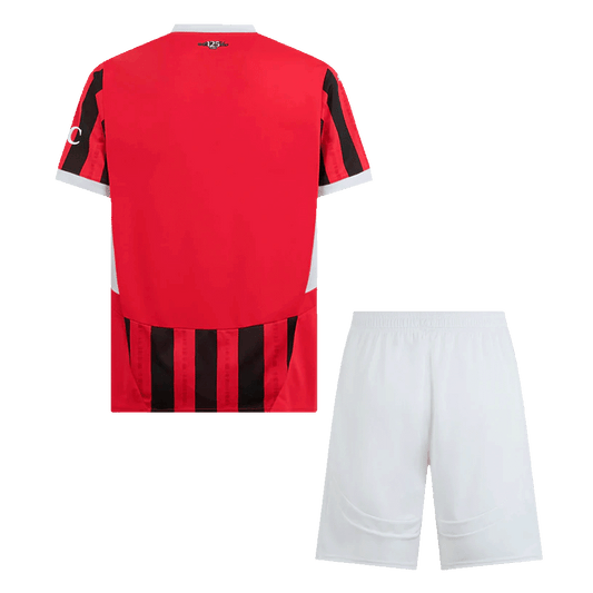 AC Milan Home Cheap Soccer Jersey Kit(Jersey+Shorts) 2024/25 Go Soccer World Shop