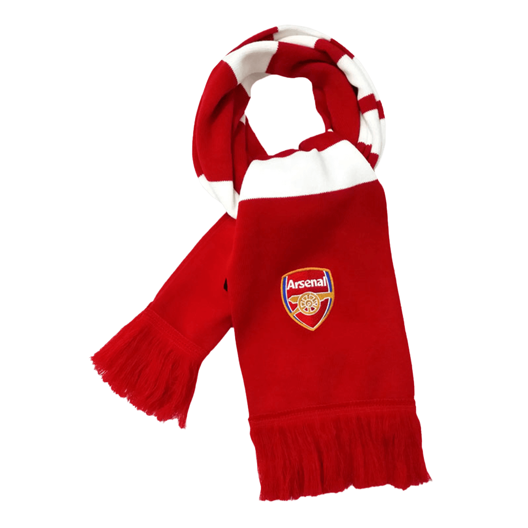 Arsenal Soccer knitting Scarf Red&White Go Soccer World Shop