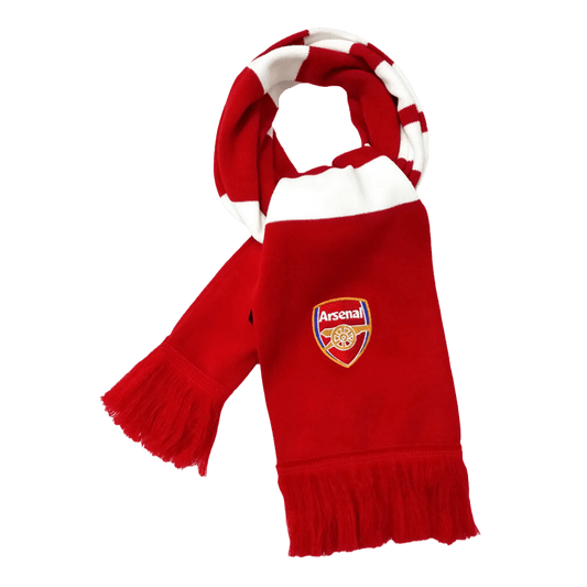 Arsenal Soccer knitting Scarf Red&White Go Soccer World Shop
