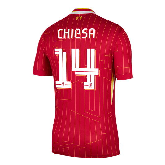 CHIESA #14 Liverpool Home Cheap Soccer Jersey 2024/25 - UCL Go Soccer World Shop