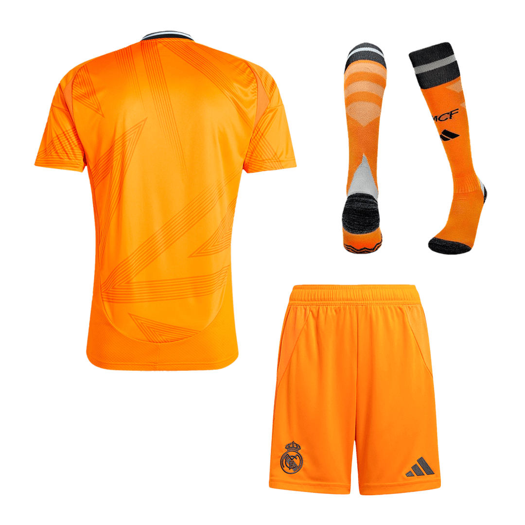 Real Madrid Away Cheap Soccer Jersey Kit(Jersey+Shorts+Socks) 2024/25 Go Soccer World Shop