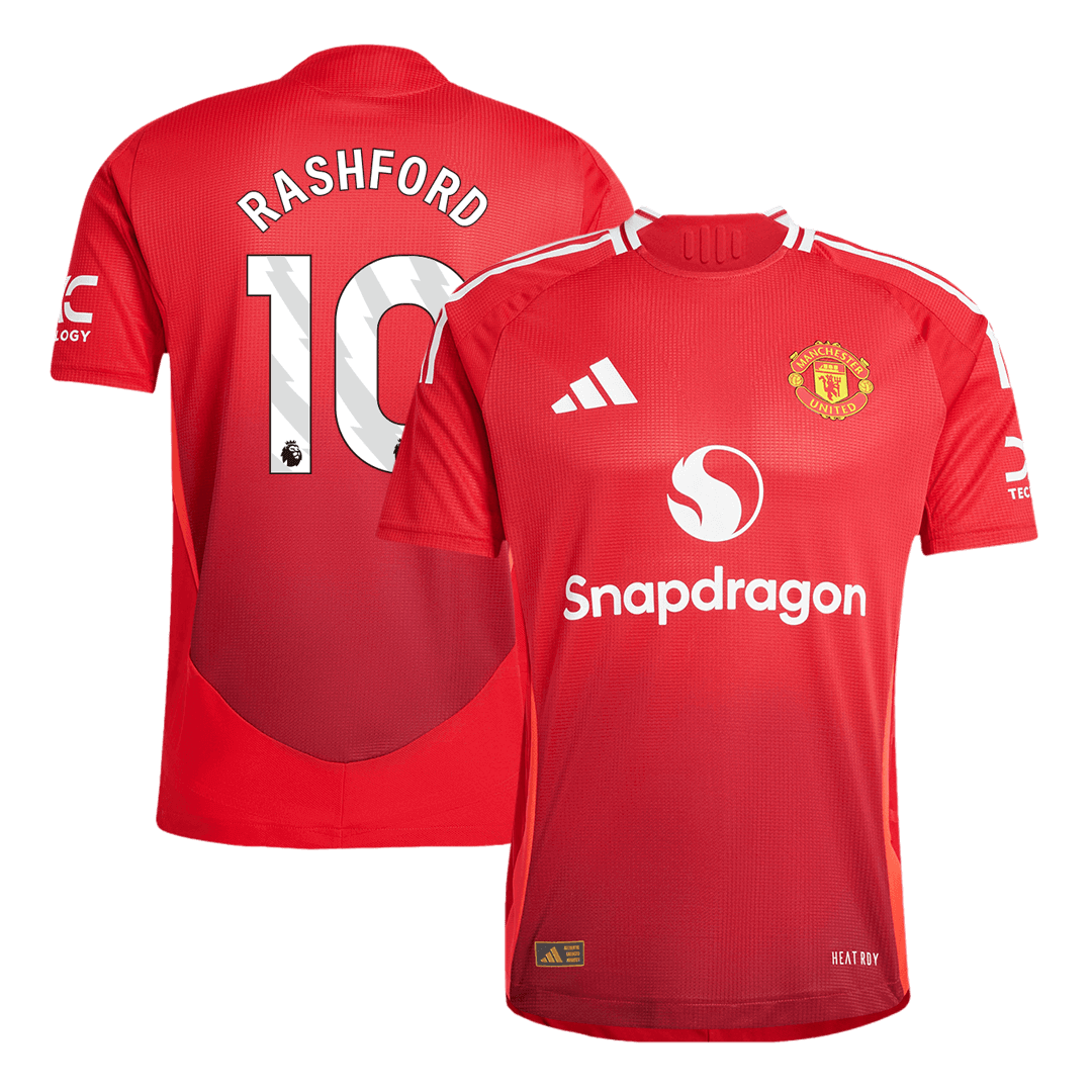 Player Version RASHFORD #10 Manchester United Home Cheap Soccer Jersey 2024/25 Go Soccer World Shop