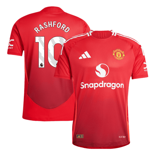 Player Version RASHFORD #10 Manchester United Home Cheap Soccer Jersey 2024/25 Go Soccer World Shop