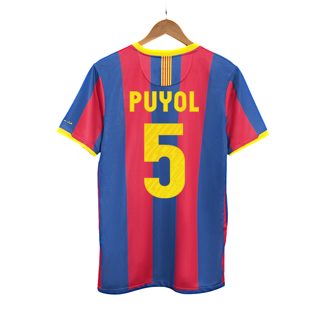 Retro PUYOL #5 2010/11 Barcelona Home Cheap Soccer Jersey Go Soccer World Shop