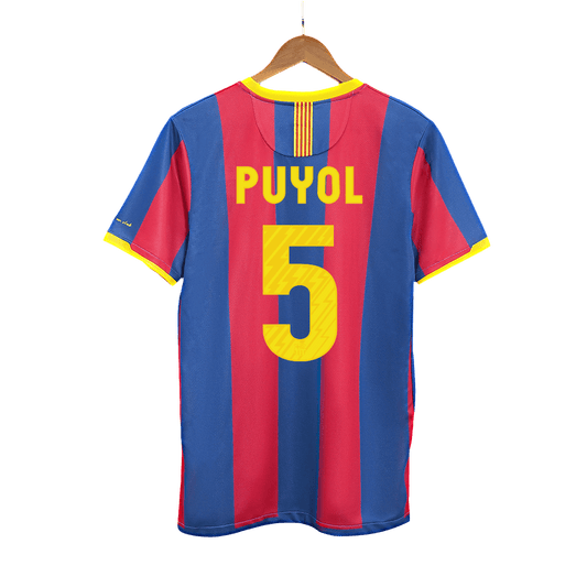 Retro PUYOL #5 2010/11 Barcelona Home Cheap Soccer Jersey Go Soccer World Shop