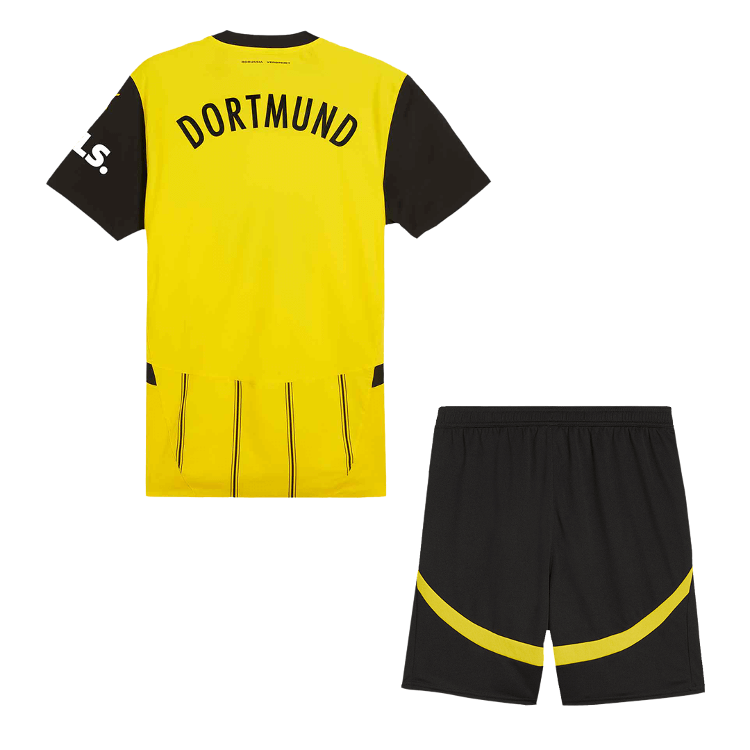 Borussia Dortmund Home Cheap Soccer Jersey Kit(Jersey+Shorts) 2024/25 Go Soccer World Shop