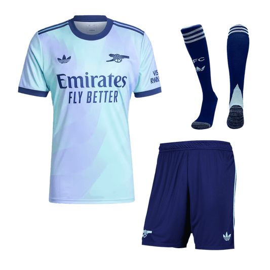 Arsenal Third Away Cheap Soccer Jersey Kit(Jersey+Shorts+Socks) 2024/25 Go Soccer World Shop