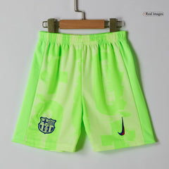 Kid's Barcelona Third Away Cheap Soccer Jersey Kit(Jersey+Shorts+Socks) 2024/25- UCL (Spotify Logo Without Text) Go Soccer World Shop
