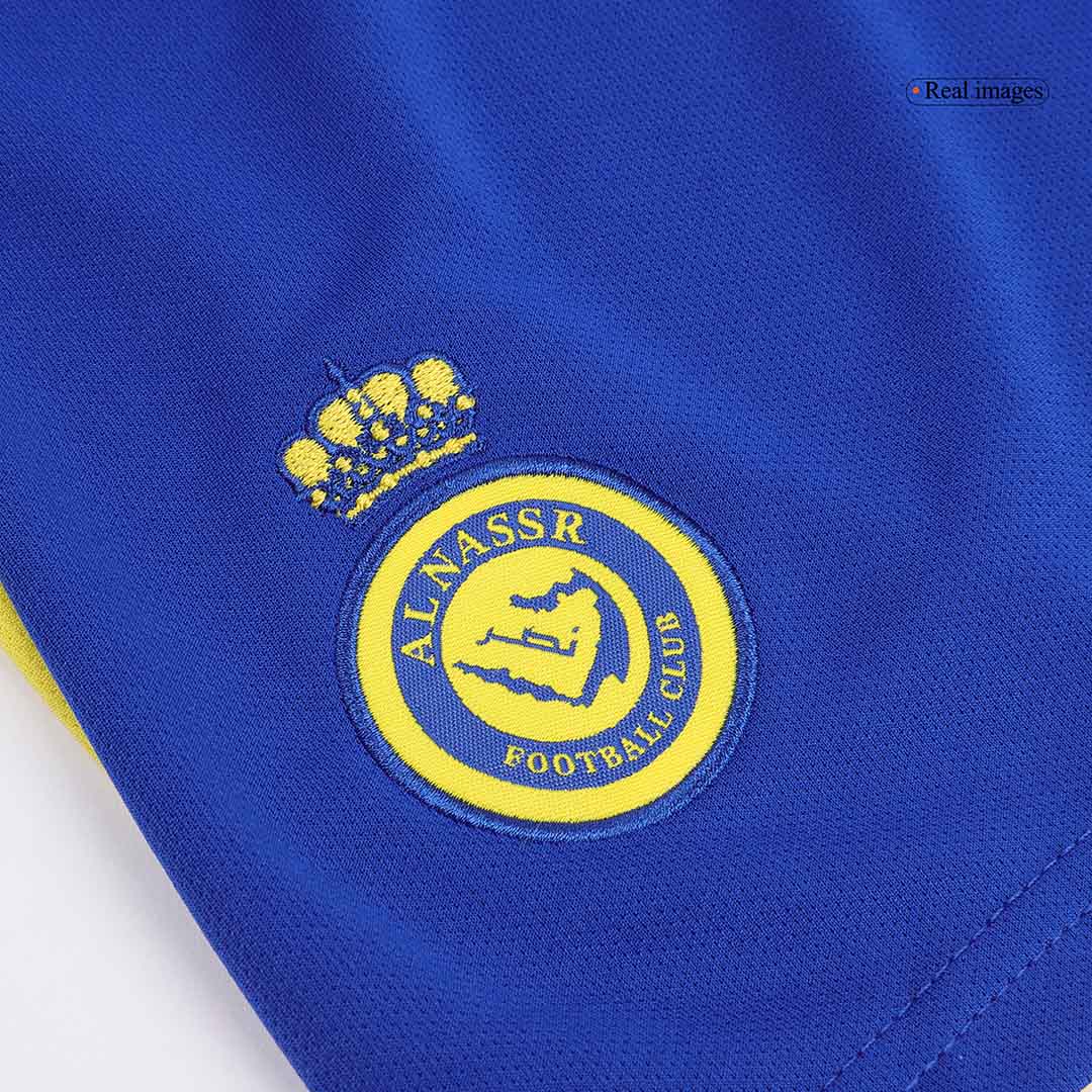 Kid's RONALDO #7 Al Nassr Home Cheap Soccer Jersey Kit(Jersey+Shorts) 2024/25 - ACL Go Soccer World Shop