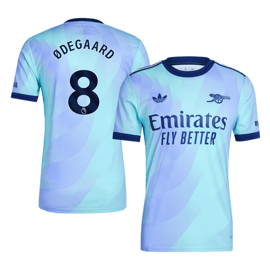 Player Version ØDEGAARD #8 Arsenal Third Away Cheap Soccer Jersey 2024/25 Go Soccer World Shop