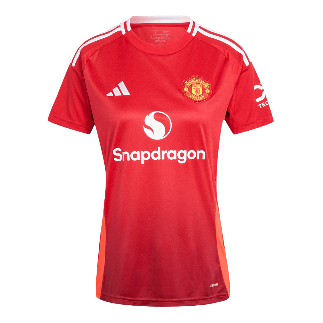 Women's Manchester United Home Cheap Soccer Jersey 2024/25 Go Soccer World Shop