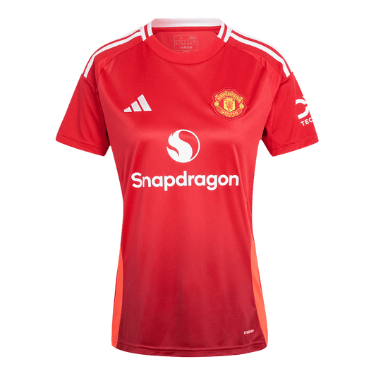 Women's Manchester United Home Cheap Soccer Jersey 2024/25 Go Soccer World Shop