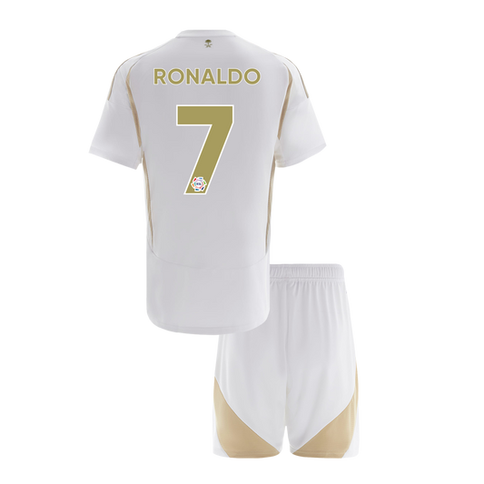 Kid's RONALDO #7 Al Nassr Third Away Cheap Soccer Jersey Kit(Jersey+Shorts) 2024/25 Go Soccer World Shop