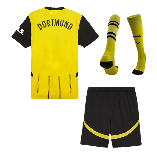Borussia Dortmund Home Cheap Soccer Jersey Kit(Jersey+Shorts+Socks) 2024/25 Go Soccer World Shop