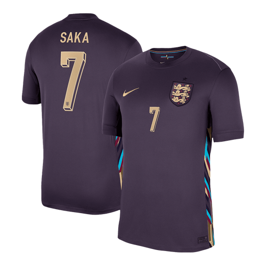 SAKA #7 England Away Cheap Soccer Jersey Euro 2024 Go Soccer World Shop