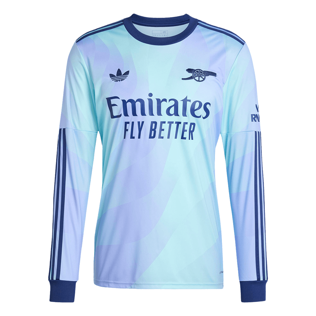 Arsenal Third Away Long Sleeve Cheap Soccer Jersey 2024/25 Go Soccer World Shop