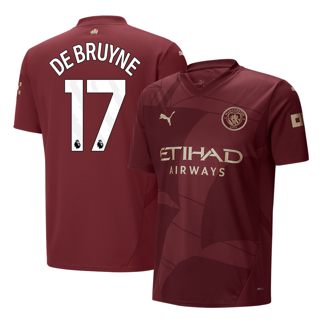 DE BRUYNE #17 Manchester City Third Away Cheap Soccer Jersey 2024/25 Go Soccer World Shop