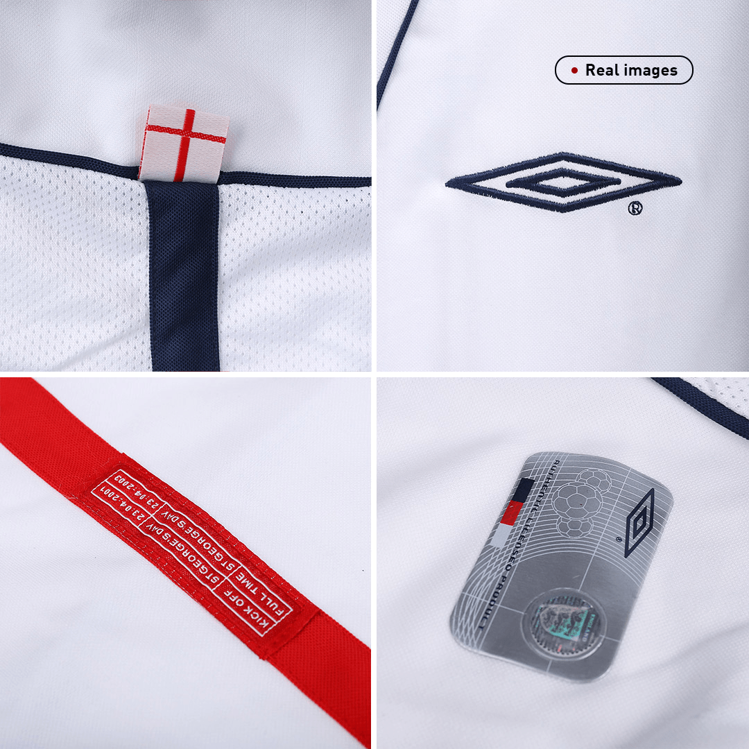 Retro SCHOLES #8 2002 England Home Cheap Soccer Jersey Go Soccer World Shop