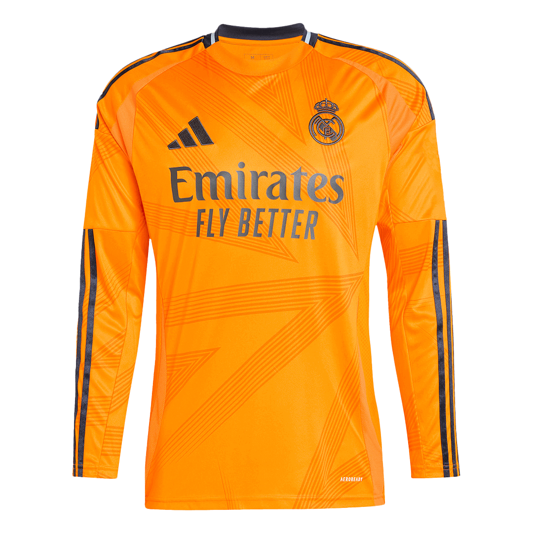 Real Madrid Away Long Sleeve Cheap Soccer Jersey 2024/25 Go Soccer World Shop