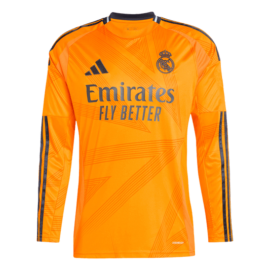 Real Madrid Away Long Sleeve Cheap Soccer Jersey 2024/25 Go Soccer World Shop