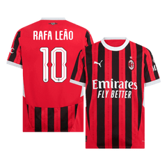 RAFA LE?O #10 AC Milan Home Cheap Soccer Jersey 2024/25 - UCL Go Soccer World Shop