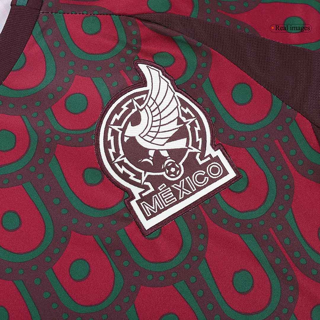 Men's Mexico Home Long Sleeve Soccer Jersey Copa América 2024 Go Soccer World Shop