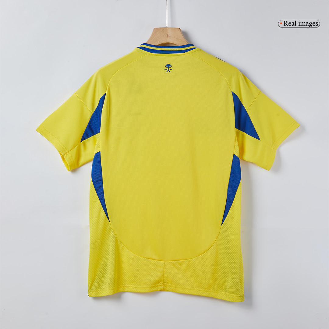 Al Nassr Home Cheap Soccer Jersey Kit(Jersey+Shorts+Socks) 2024/25 Go Soccer World Shop