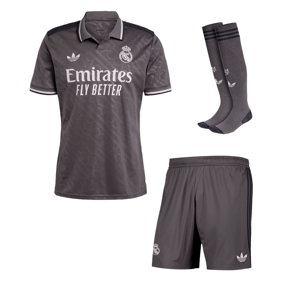 Real Madrid Third Away Cheap Soccer Jersey Kit(Jersey+Shorts+Socks) 2024/25 Go Soccer World Shop