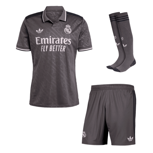 Real Madrid Third Away Cheap Soccer Jersey Kit(Jersey+Shorts+Socks) 2024/25 Go Soccer World Shop