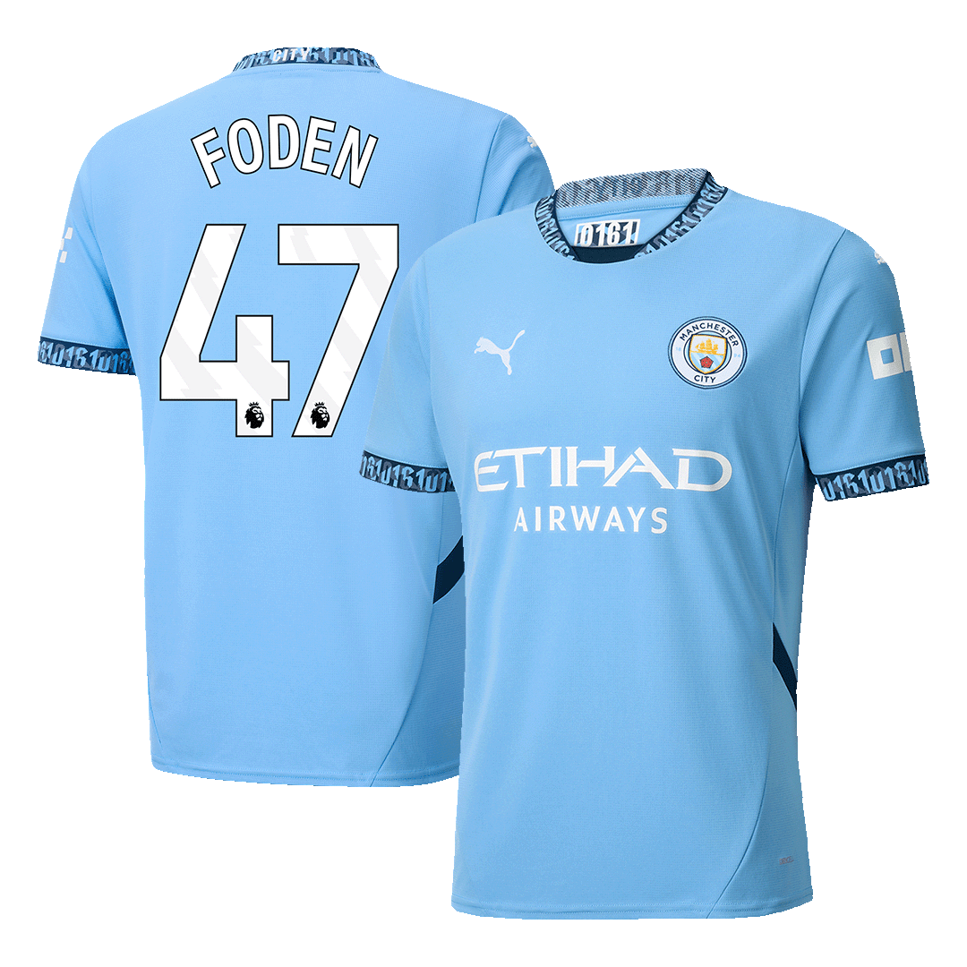 FODEN #47 Manchester City Home Cheap Soccer Jersey 2024/25 Go Soccer World Shop