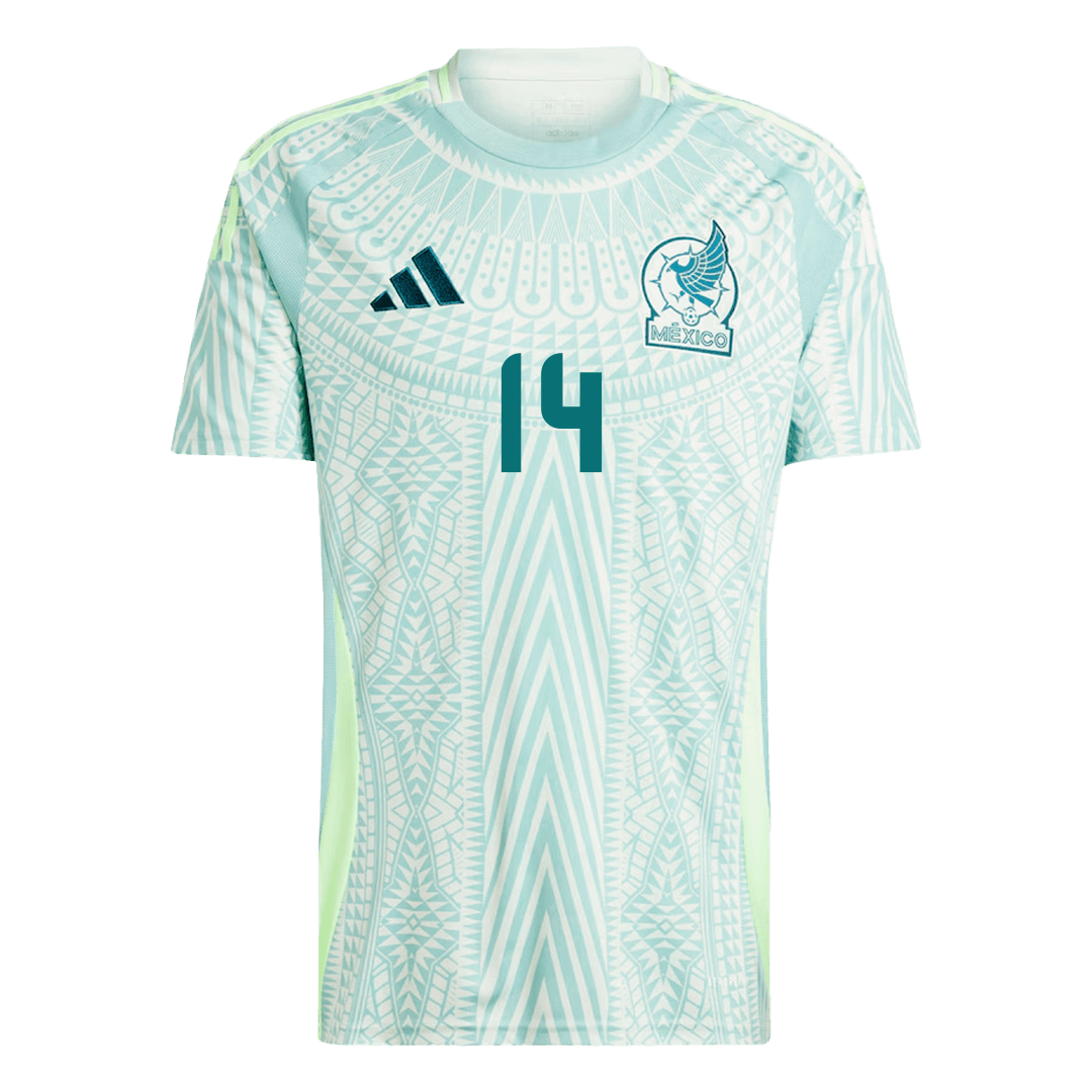 Men's Mexico CHICHARITO #14 Away Soccer Jersey Copa América 2024 Go Soccer World Shop
